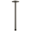 Brizo RP101286BNX Allaria 14" Ceiling Mount Shower Arm And Flange: Brilliance Black Onyx