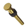 Native Trails DR130-BG 1.5" Push to Seal Dome Drain: Brushed Gold