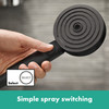 Hansgrohe 04917670 Pulsify S Handshower Set 105 3-Jet, 2.5 GPM in Matte Black