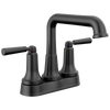 Delta Saylor 2536-BLTP-DST Two Handle Tract-Pack Centerset Bathroom Faucet in Matte Black Finish