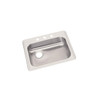 Elkay Dayton Stainless Steel 25" x 22" x 5-3/8" 2-Hole Single Bowl Drop-in Sink with Left Drain