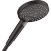 Hansgrohe 26037671 Raindance Select S Handshower 120 3-Jet PowderRain, 2.5 GPM in Matte Black