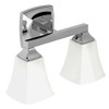 Moen Voss Chrome Two Globe Bath Light