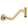 Brizo RP100325PG Invari 11" Angled Shower Arm And Flange: Polished Gold