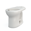 TOTO Drake Round Tornado Flush Toilet Bowl With Cefiontect, Colonial White