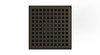 Infinity Drain LQD5-2P ORB 5" x 5" LQD 5 Squares Pattern Complete Kit in Oil Rubbed Bronze with PVC Drain Body