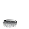 Hansgrohe 04387400 Croma Select E 180 2-Jet Showerhead, 1.8 GPM Chrome/White