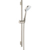 Hansgrohe 4941820 Croma Select E Wallbar Set 110 3-Jet 24", 2.5 GPM in Brushed Nickel