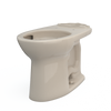 TOTO Drake Elongated Tornado Flush Toilet Bowl With Cefiontect, Bone