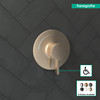 Hansgrohe 15739141 Ecostat S Pressure Balance Trim in Brushed Bronze