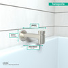 Hansgrohe 14414821 Metris S Tub Spout with Diverter in Brushed Nickel