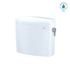 TOTO Aquia Iv Cube Dual Flush 1.28 And 0.9 Gpf Toilet Tank Only With Right Hand Trip Lever, Cotton White