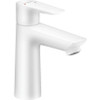 Hansgrohe 71710701 Talis E Single-Hole Faucet 110 with Pop-Up Drain, 1.2 GPM in Matte White