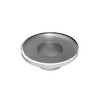 Infinity Drain 5" x 5" R 52-PS Center Drain Throat: Polished Stainless