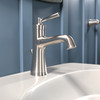hansgrohe 04773820 Joleena Single-Hole Faucet 100 with Pop-Up Drain, 0.5 GPM in Brushed Nickel