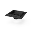 Infinity Drain 5" x 5" FL 52-BK Center Drain Throat: Matte Black