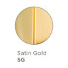 Jaclo Contempo #2 Shower Head- 1.5 GPM in Satin Gold Finish