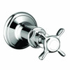AXOR 16873821 Montreux Volume Control Trim w/Cross Handle Brushed Nickel