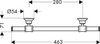 AXOR 42030000 Montreux Towel Bar 12" in Chrome