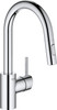 Grohe 31479001 Concetto Single-Handle Pull Down Bar Faucet 1.75 GPM In Starlight Chrome Finish