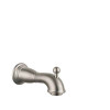 Hansgrohe 06089830 C Tub Spout With Diverter POLISHED NICKEL