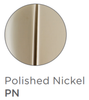 Jaclo Frescia Dark Grey Face Shower Head in Polished Nickel Finish