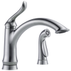 Delta 4453-DST Linden Single Handle Kitchen Faucet with Spray CHROME