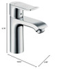 Hansgrohe 31123001 Metris Single-Hole Faucet 110 with Pop-Up Drain, 0.5 GPM in Chrome