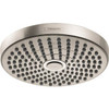 Hansgrohe 4825820 Croma Select S Showerhead 180 2-Jet, 2.5 GPM in Brushed Nickel