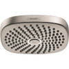 Hansgrohe 4925820 Croma Select E Showerhead 180 2-Jet, 2.5 GPM in Brushed Nickel