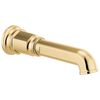 Brizo RP100328PG Invari Non-Diverter Tub Spout: Polished Gold