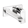 Hansgrohe 31086821  Metris Wall Mounted Single Handle Faucet Trim in Brushed Nickel Brushed Nickel