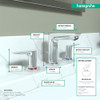 Hansgrohe 71733001 Talis E 150 Widespread Faucet, 1.2 gpm: Chrome