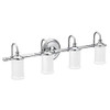 Moen Belfield Chrome Four Globe Bath Light