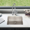 Elkay Dayton Stainless Steel 33" x 22" x 8-1/16", 4-Hole Single Bowl Drop-in Sink