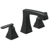 Delta Ashlyn 3564-BLMPU-DST Two Handle Widespread Lavatory Faucet - Metal Pop-Up in Matte Black Finish