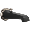 Brizo RP78581NKBL Rook Tub Spout - Pull-up Diverter: Luxe Nickel /Matte Black