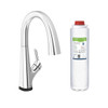 Elkay Avado Single Hole 2-in-1 Kitchen Faucet with Filtered Drinking Water Chrome