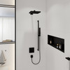 Hansgrohe 24332671 Pulsify E Shower Head 260 1-Jet, 1.75GPM in Matte Black