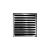 Infinity Drain 4" x 4" N 4 PS Center Drain Kit: Polished Stainless