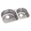 Elkay DXUH3119R Dayton Stainless Steel 31-1/4" x 20" x 8", Offset 60/40 Double Bowl Undermount Sink