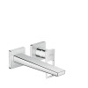 Hansgrohe 74526821 Metropol 225 Wall??Mounted Single??Handle Faucet Trim with Loop Handle, 1.2 GPM Brushed Nickel