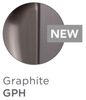 Jaclo Frescia Light Grey Face Showerhead - 1.5 GPM in Graphite Finish