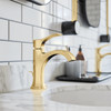 hansgrohe 4810250 Locarno Single-Hole Faucet 110 with Pop-Up Drain, 1.2 GPM in Brushed Gold Optic