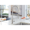 Elkay Avado Single Hole Kitchen Faucet with Semi-professional Spout and Lever Handle Lustrous Steel