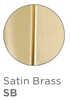 Jaclo Ambra Showerhead- 1.5 GPM in Satin Brass Finish