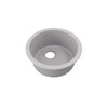 Elkay Quartz Classic 18-1/8" x 18-1/8" x 7-1/2", Single Bowl Dual Mount Bar Sink, Greystone
