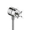 AXOR 16882821 Montreux Fix-Fit Stop w/Cross Handle Brushed Nickel