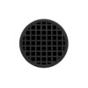 Infinity Drain 5" Round RQ 5 BK Center Drain Kit: Matte Black