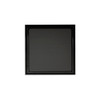 Infinity Drain 5" x 5" T 5 BK Center Drain Kit: Matte Black